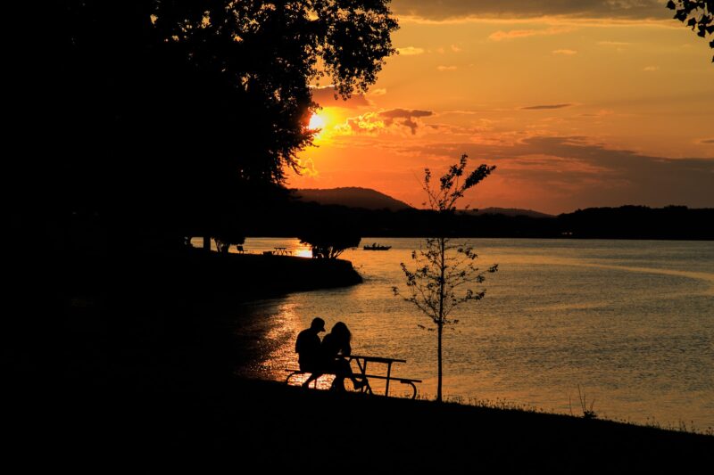 Lake City, MN - Chamber of Commerce - Sunset Over Lake Pepin