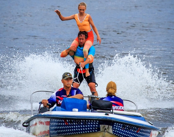 Lake City, MN - Water Ski Days Image of Water Ski Duo